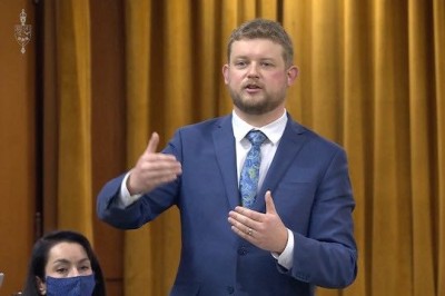 NDP MP Daniel Blaikie discusses the 2021 Fall Economic Statement in Parliament
