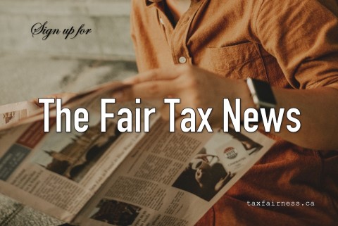 Newsletter the Fair Tax News by Canadians for Tax Fairness
